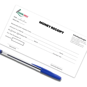 money receipt design, and printing service in bangladesh, printing bangla
